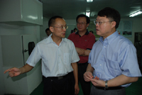 江绵恒视察德彩网 江绵恒视察德彩网