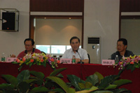 国家海洋局副局长陈连增一行调研德彩网 国家海洋局副局长陈连增一行调研德彩网