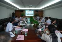 中科院条财局局长吴建国一行调研德彩网